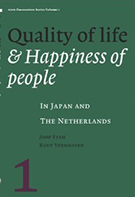 Buchcover Joop Stam, Ruut Veenhoven (Hrg.): Quality of Life & Happiness of People in Japan and the Netherlands