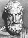 Portrait von Epikur